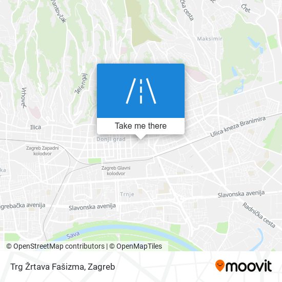 Trg Žrtava Fašizma map