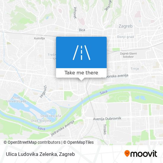 Ulica Ludovika Zelenka map