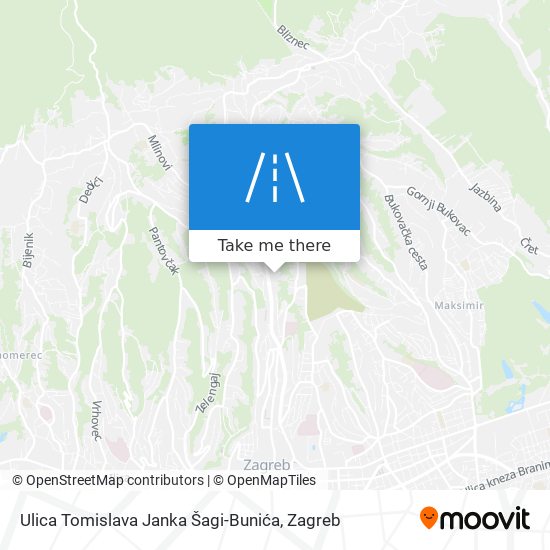 Ulica Tomislava Janka Šagi-Bunića map