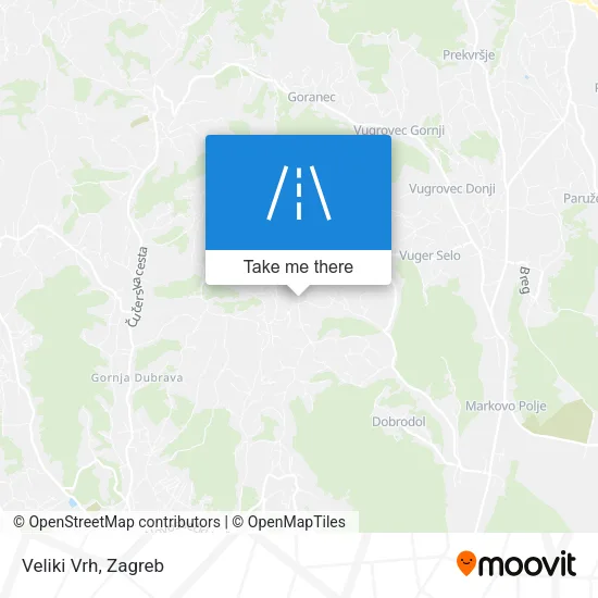 Veliki Vrh map