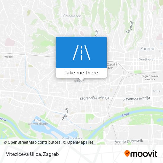 Vitezićeva Ulica map