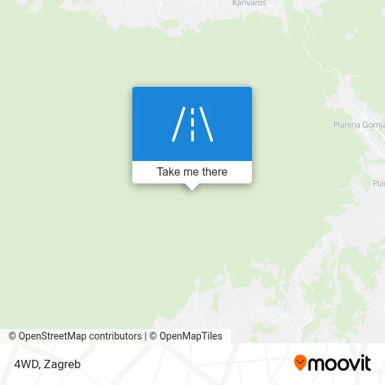 4wd map