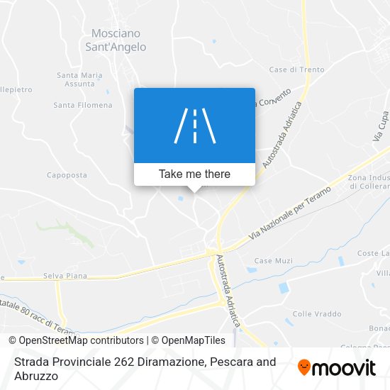 Strada Provinciale 262 Diramazione map