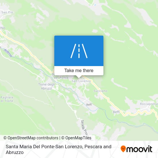 Santa Maria Del Ponte-San Lorenzo map