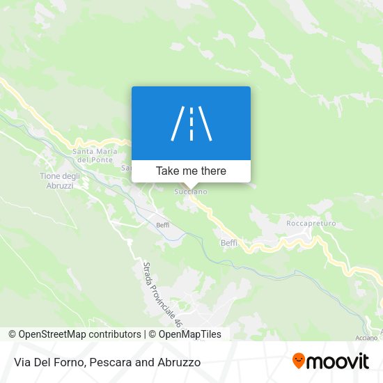 Via Del Forno map