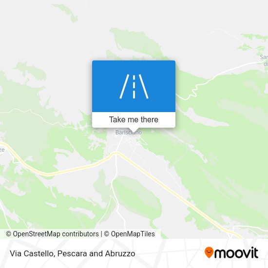 Via Castello map