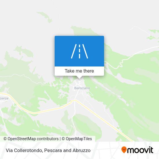 Via Collerotondo map