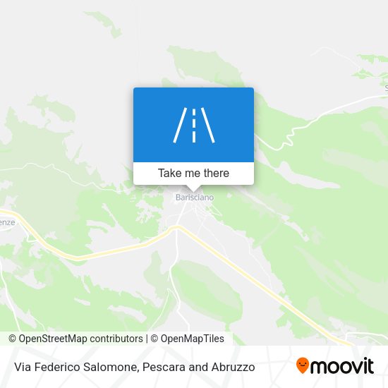 Via Federico Salomone map