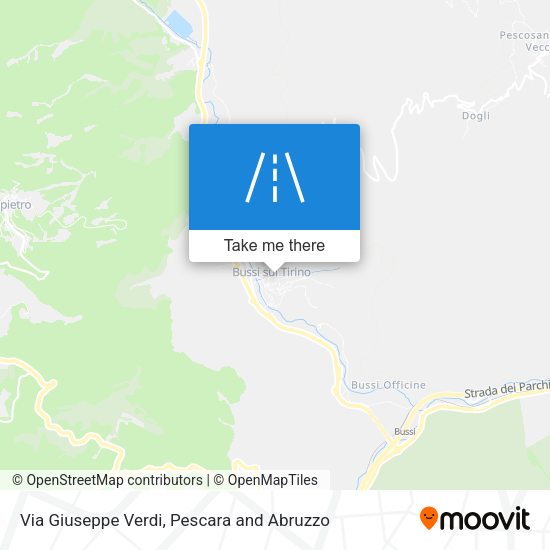 Via Giuseppe Verdi map