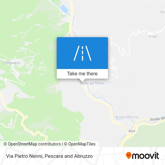 Via Pietro Nenni map