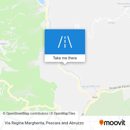 Via Regina Margherita map