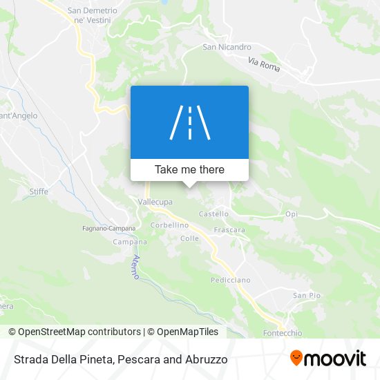 Strada Della Pineta map
