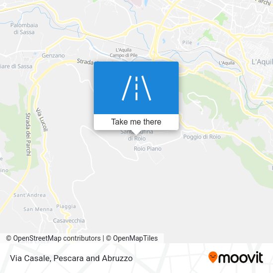 Via Casale map
