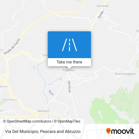 Via Del Municipio map
