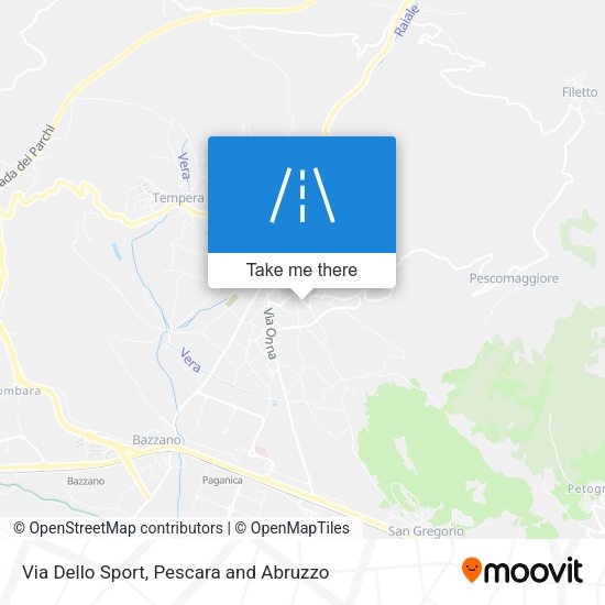 Via Dello Sport map