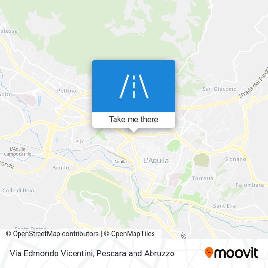 Via Edmondo Vicentini map