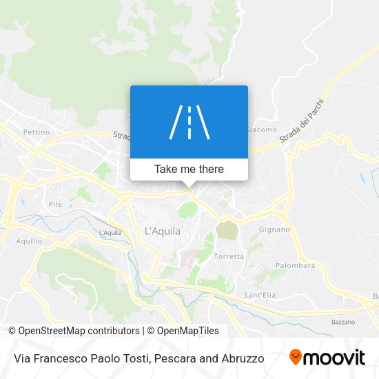 Via Francesco Paolo Tosti map