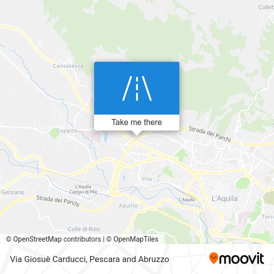 Via Giosuè Carducci map