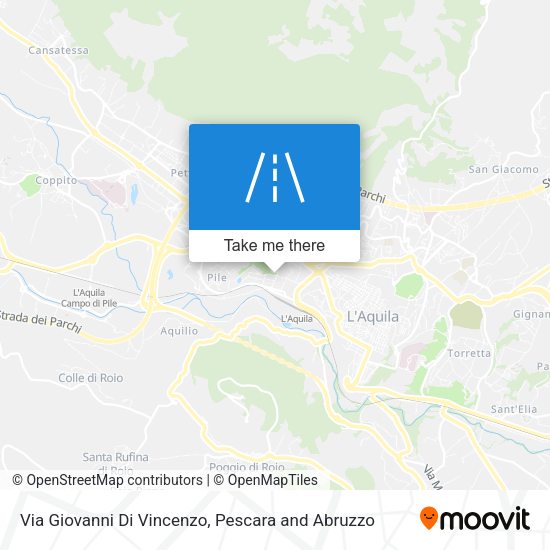 Via Giovanni Di Vincenzo map