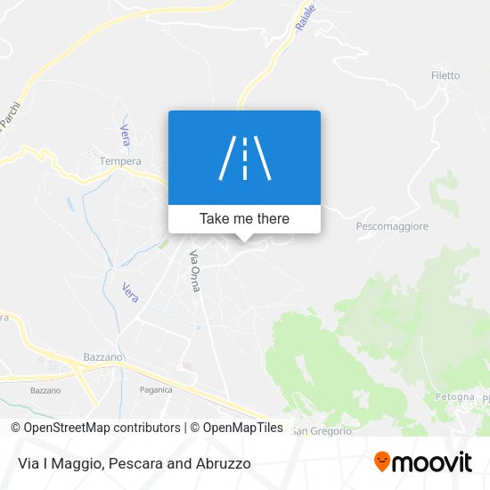 Via I Maggio map