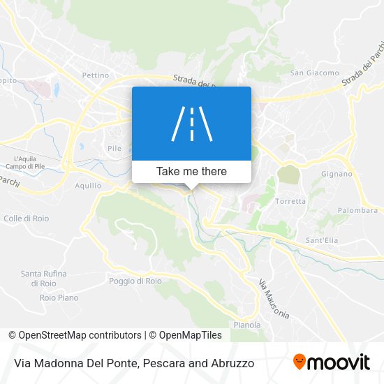 Via Madonna Del Ponte map