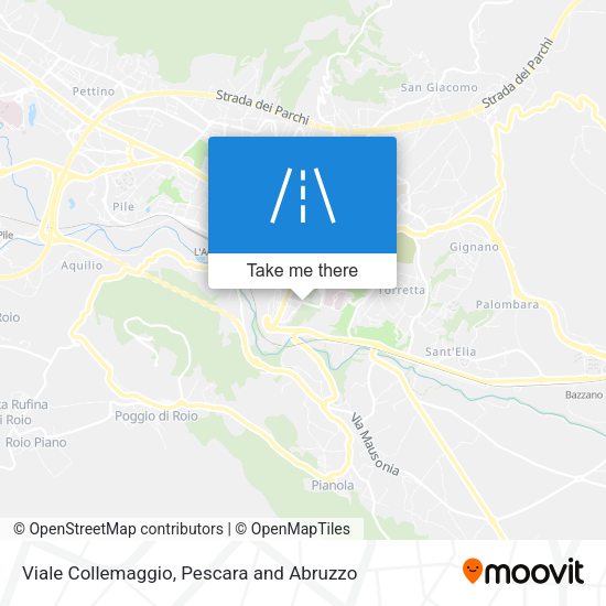Viale Collemaggio map