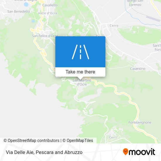 Via Delle Aie map