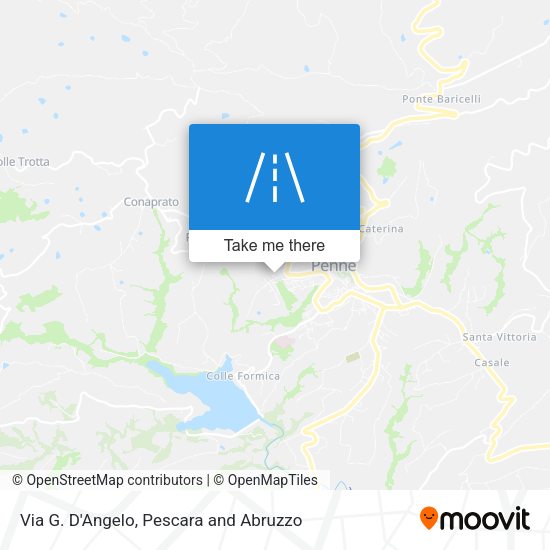 Via G. D'Angelo map