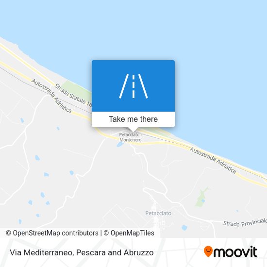 Via Mediterraneo map