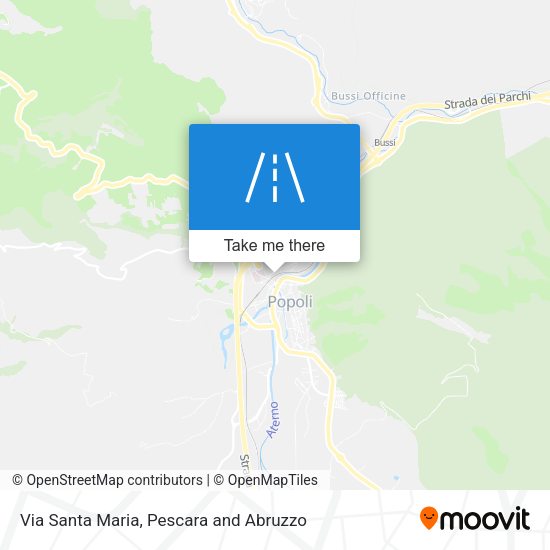 Via Santa Maria map
