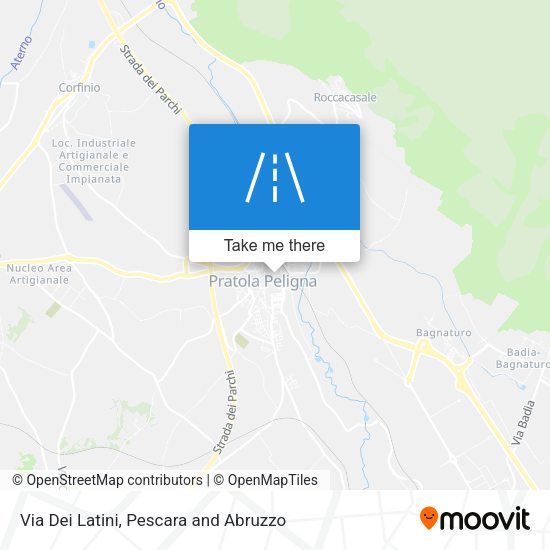 Via Dei Latini map
