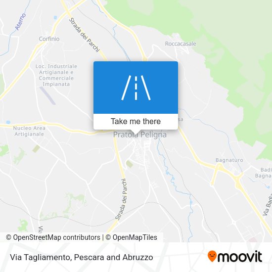 Via Tagliamento map
