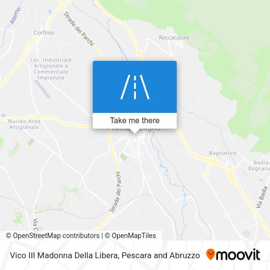 Vico III Madonna Della Libera map