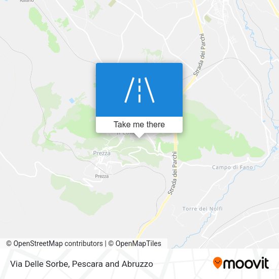 Via Delle Sorbe map