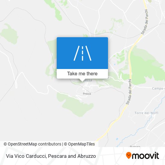 Via Vico Carducci map
