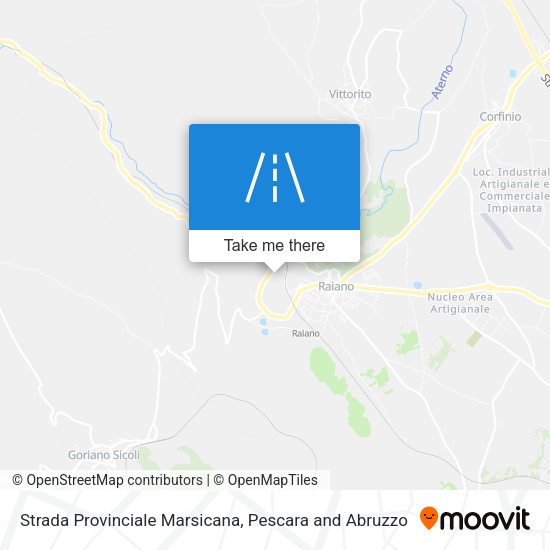 Strada Provinciale Marsicana map