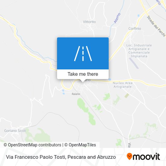 Via Francesco Paolo Tosti map