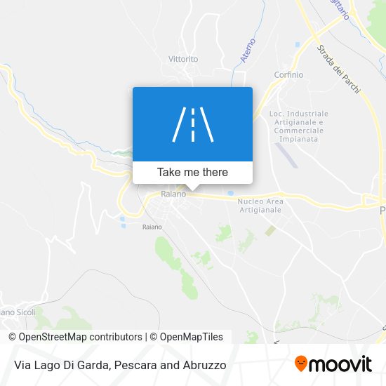 Via Lago Di Garda map