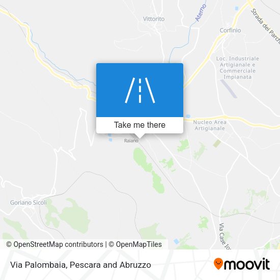Via Palombaia map