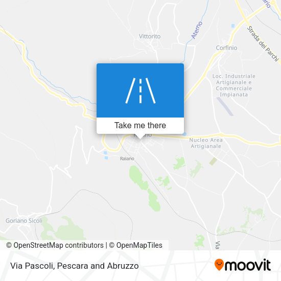 Via Pascoli map