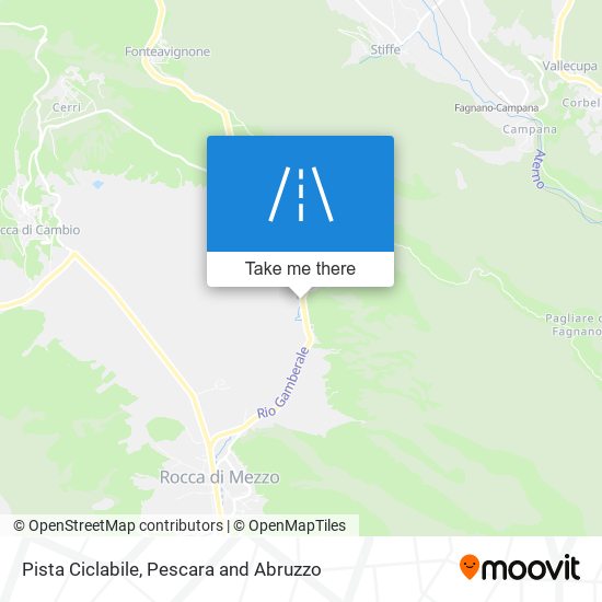 Pista Ciclabile map