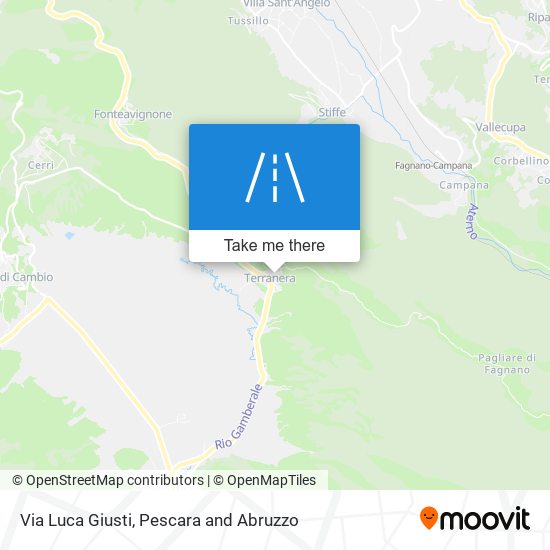 Via Luca Giusti map
