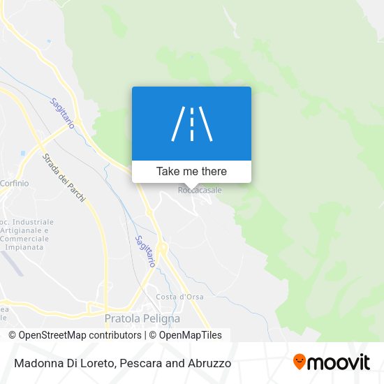Madonna Di Loreto map
