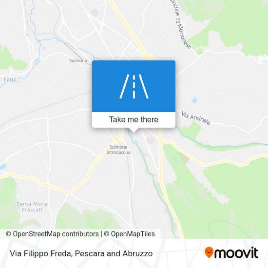 Via Filippo Freda map