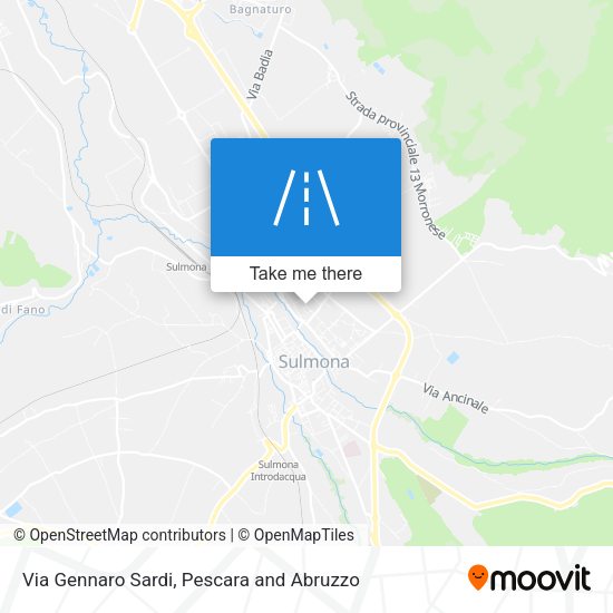 Via Gennaro Sardi map