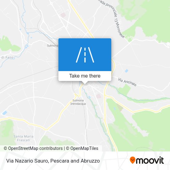 Via Nazario Sauro map