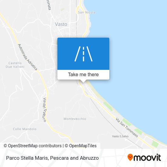 Parco Stella Maris map