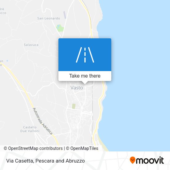 Via Casetta map