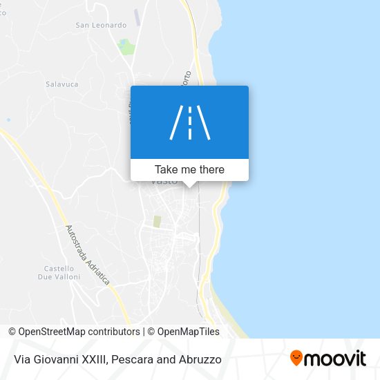 Via Giovanni XXIII map