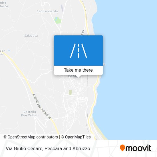 Via Giulio Cesare map